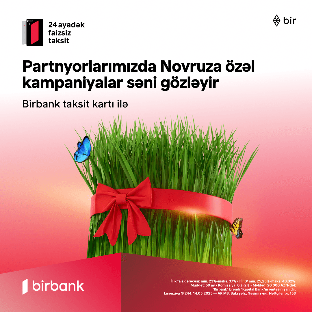 Novruz endirimlərini qaçırma
