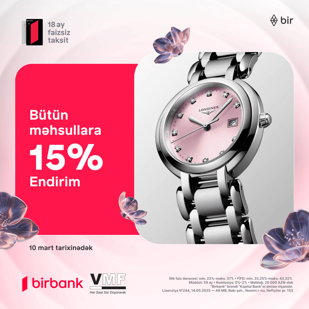 Bu 8 Martda ona hədiyyə yağışı ilə sevindir!