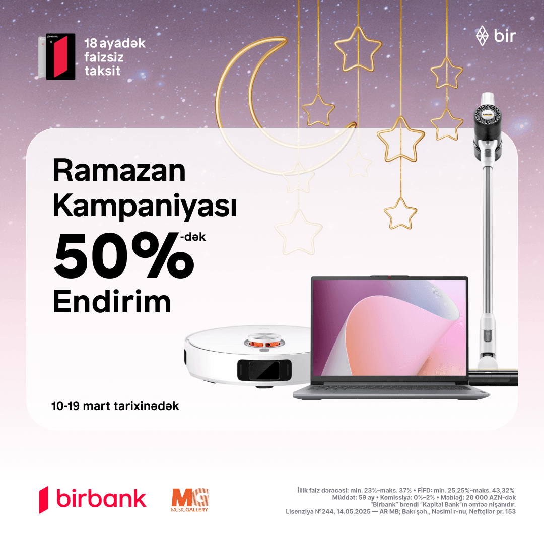 Music Gallery-də Ramazan bayramına özəl sərfəli təkliflər!