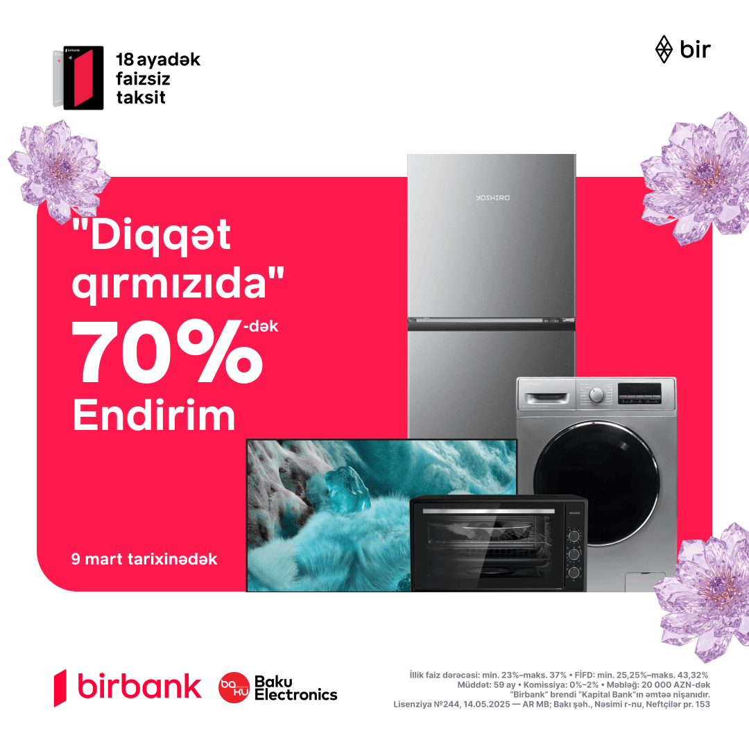 Baku Electronics-də "Diqqət qırmızıda" kampaniyası səni gözləyir!