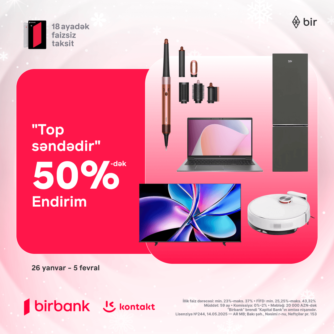 Kontakt Home-da "Top səndədir" kampaniyası! 
