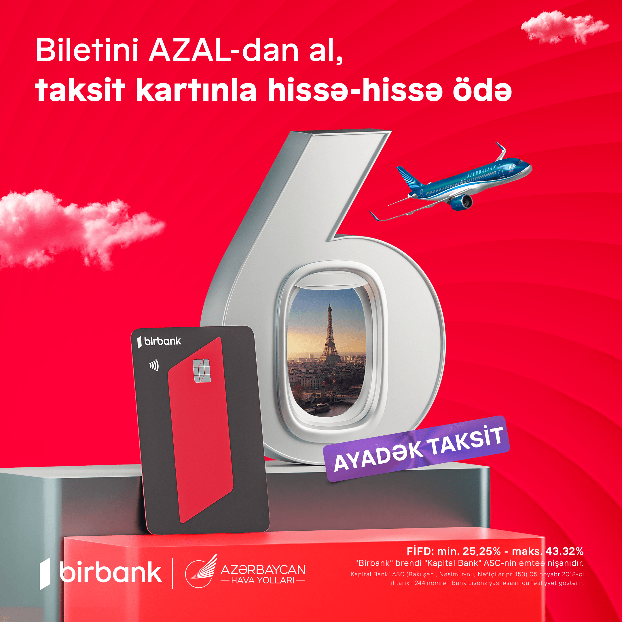 Birbank və AZAL-dan sərhədsiz səyahət imkanı