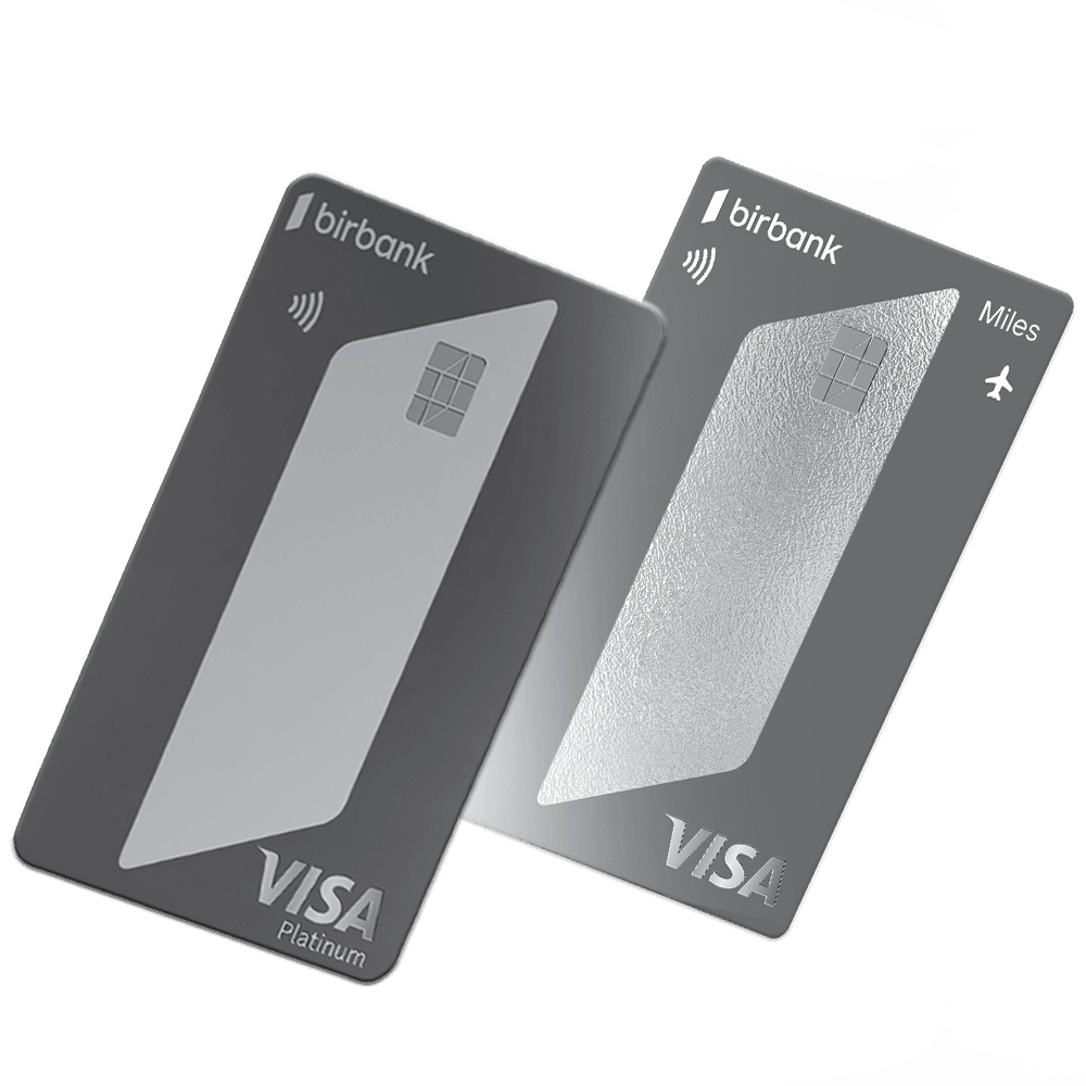 Qarşınızda yeni Birbank Platinum kartlarımız