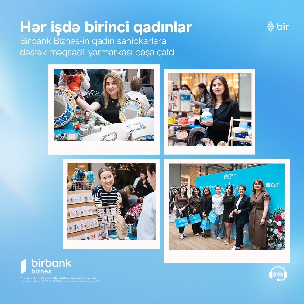The Birbank Biznes fair “Women first in everything” concludes successfully