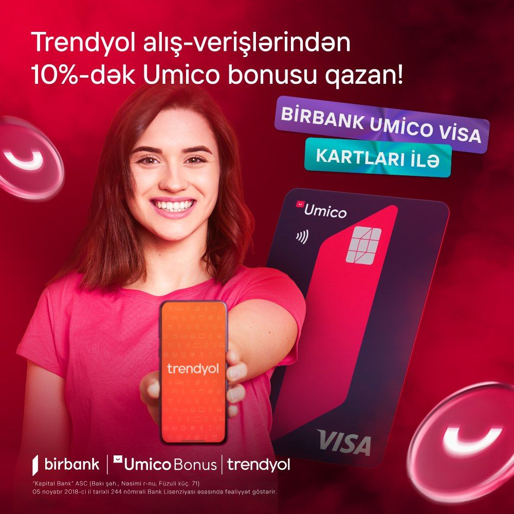 Trendyol-da 10%-dək Umico bonusu