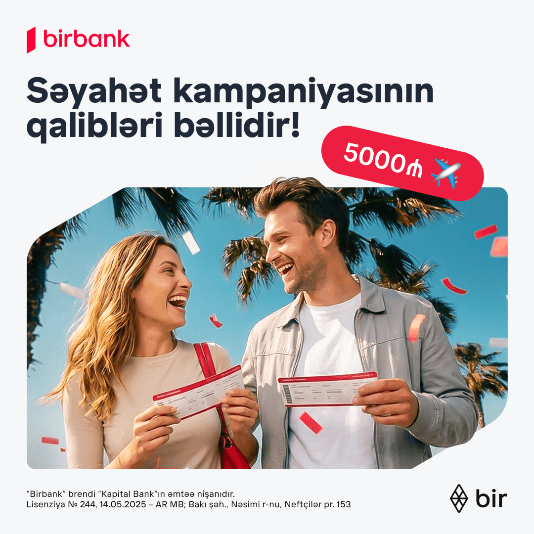 Səyahət kampaniyasının qalibləri bəllidir