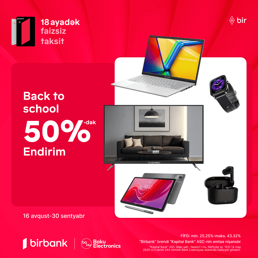 Baku Electronics-də "Rahat-rahat hazırlaş" kampaniyası başladı!