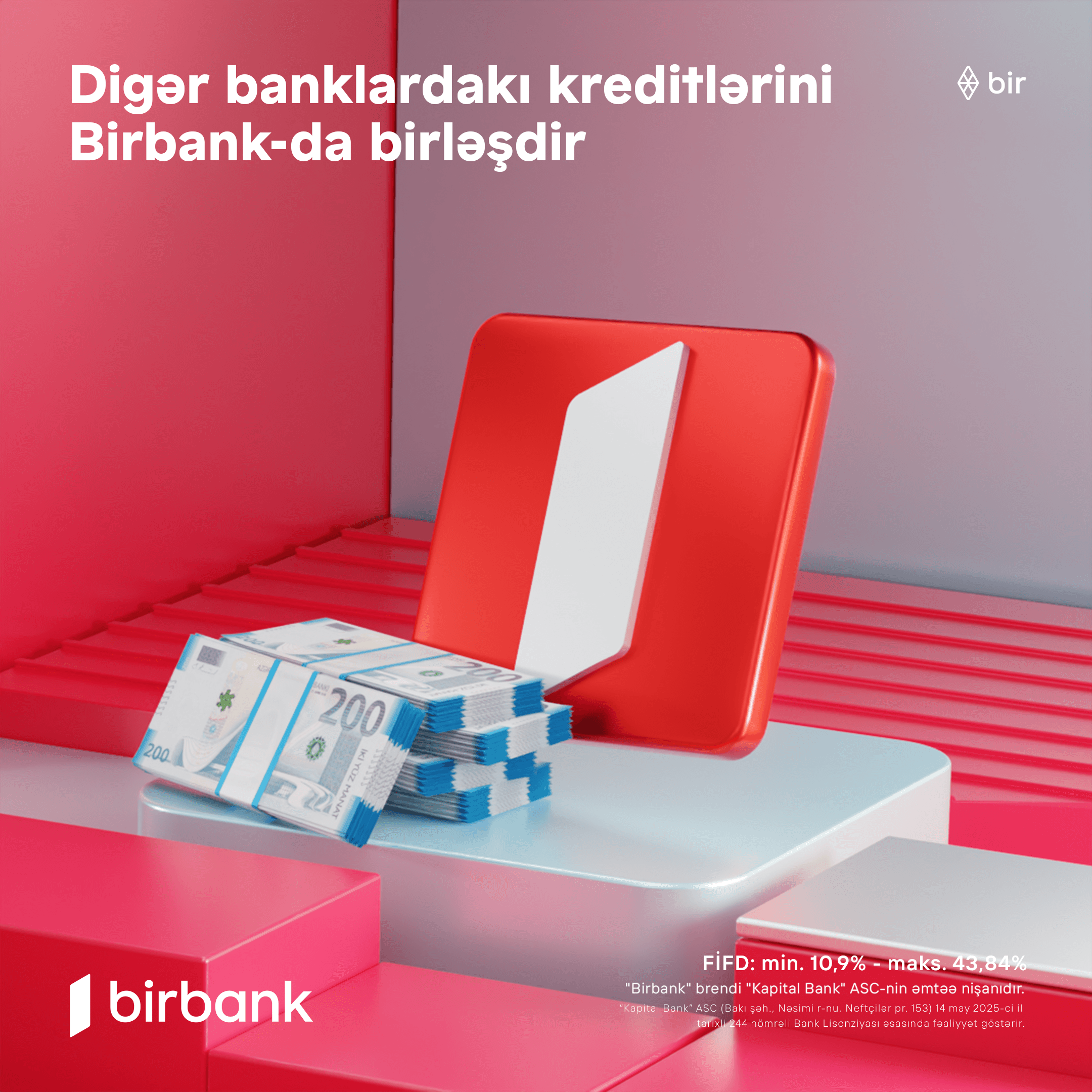 Kreditlərini birləşdir!