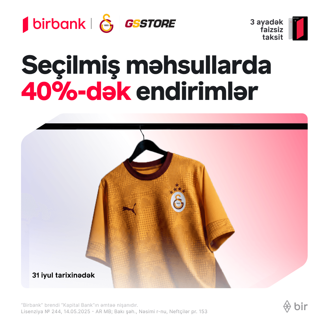 GS Store-da 40%-dək endirim fürsəti!
