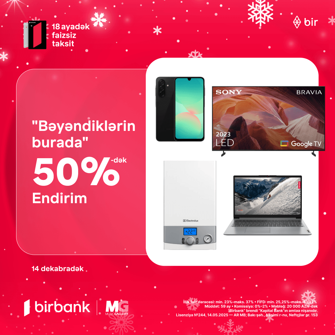 Music Gallery-dən seçin, bəyənin, endirimlə alış-veriş edin!