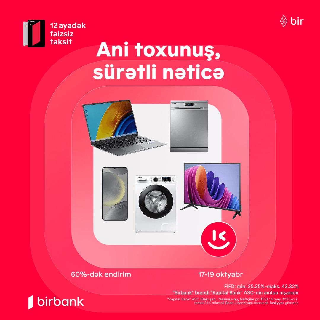 Kontakt Home-dan ad gününə özəl möhtəşəm təklif!