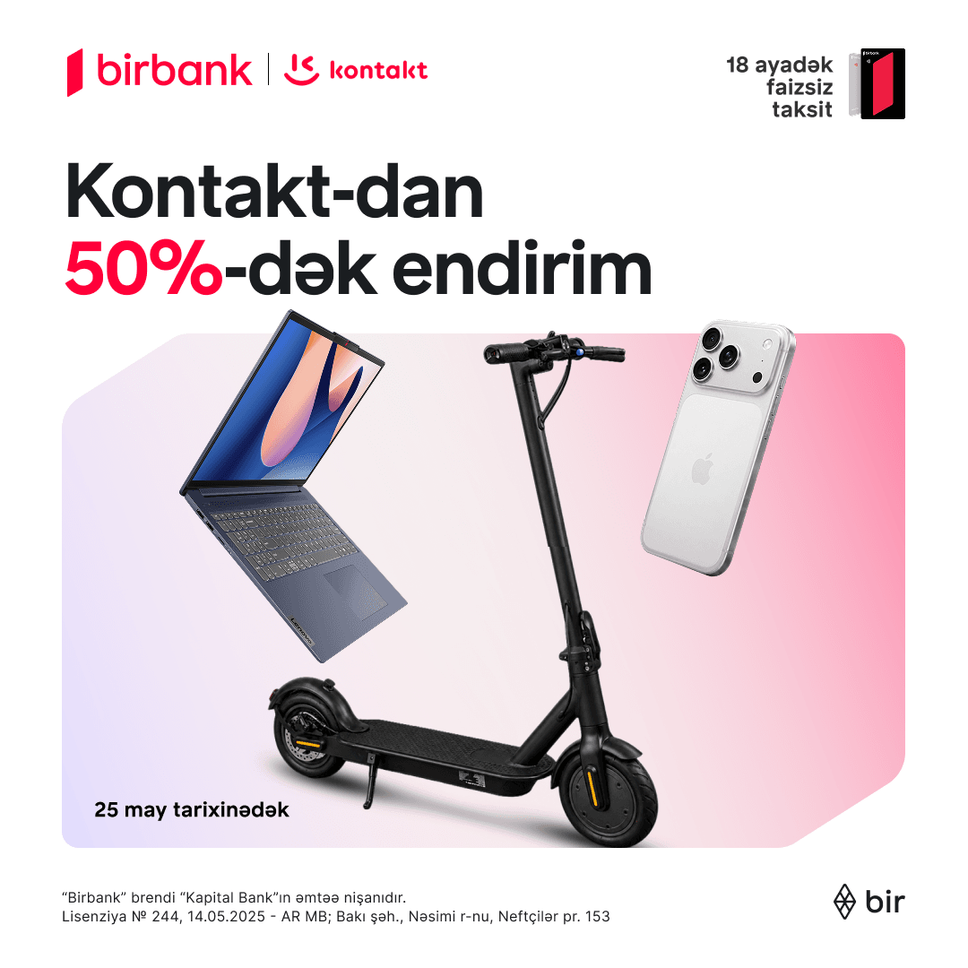 Kontakt-da endirimlər əsl yerinə düşdü!