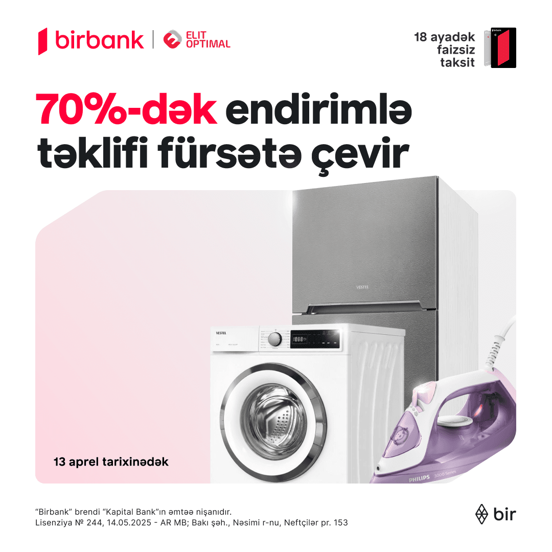 Elit Optimal-da “Meqa endirim” kampaniyası başladı!