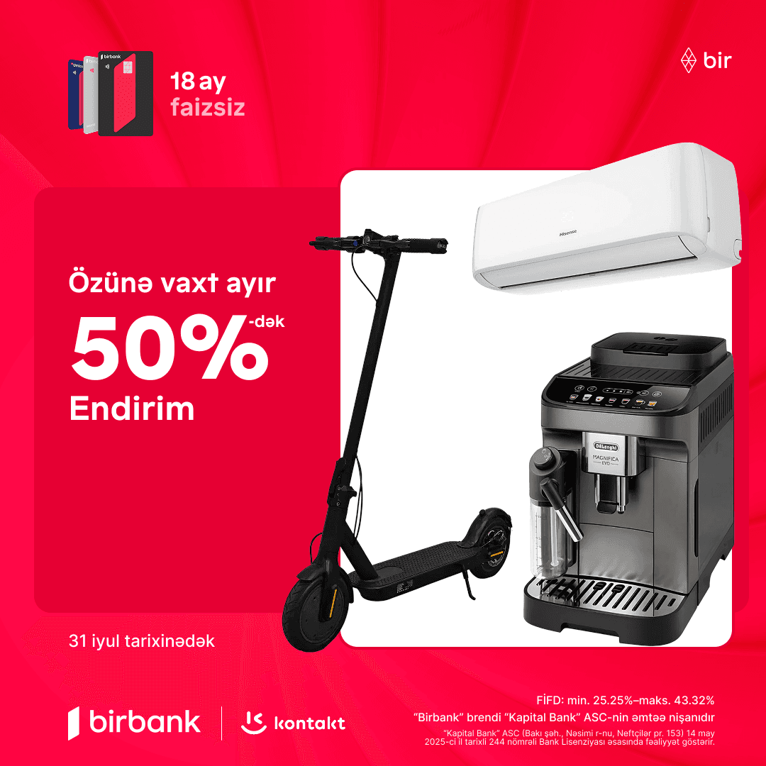 Kontakt Home "Özünə vaxt ayır" kampaniyası başladı!