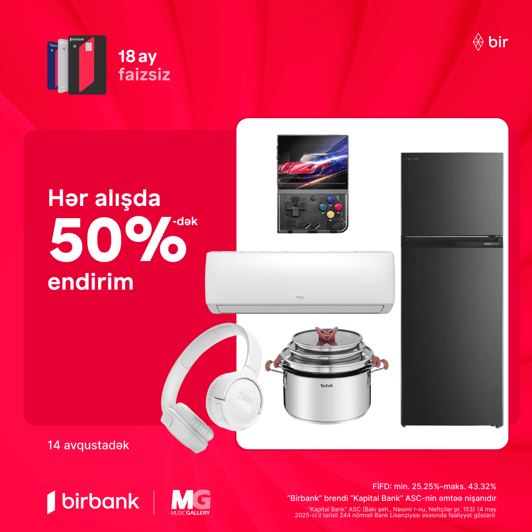  Music Gallery mağazalarında "Düz dalğadasan" kampaniyası sizi gözləyir!