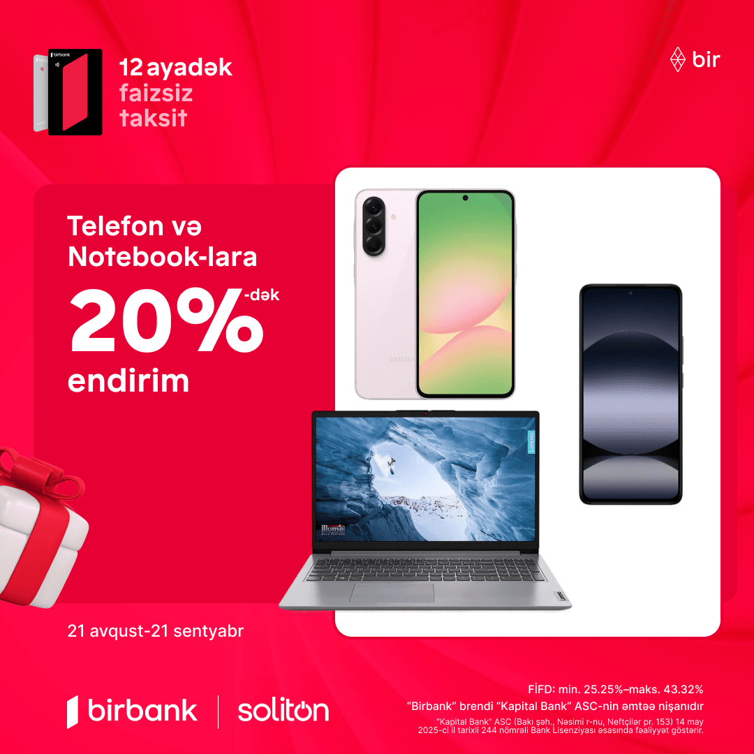 Soliton mağazalarında "Məktəbə hazırlıq" kampaniyası start götürdü!