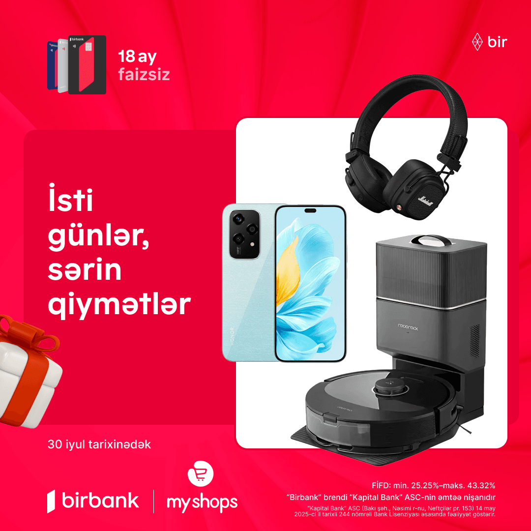 "MyShops"da "İsti günlər, sərin qiymətlər" kampaniyası başladı!