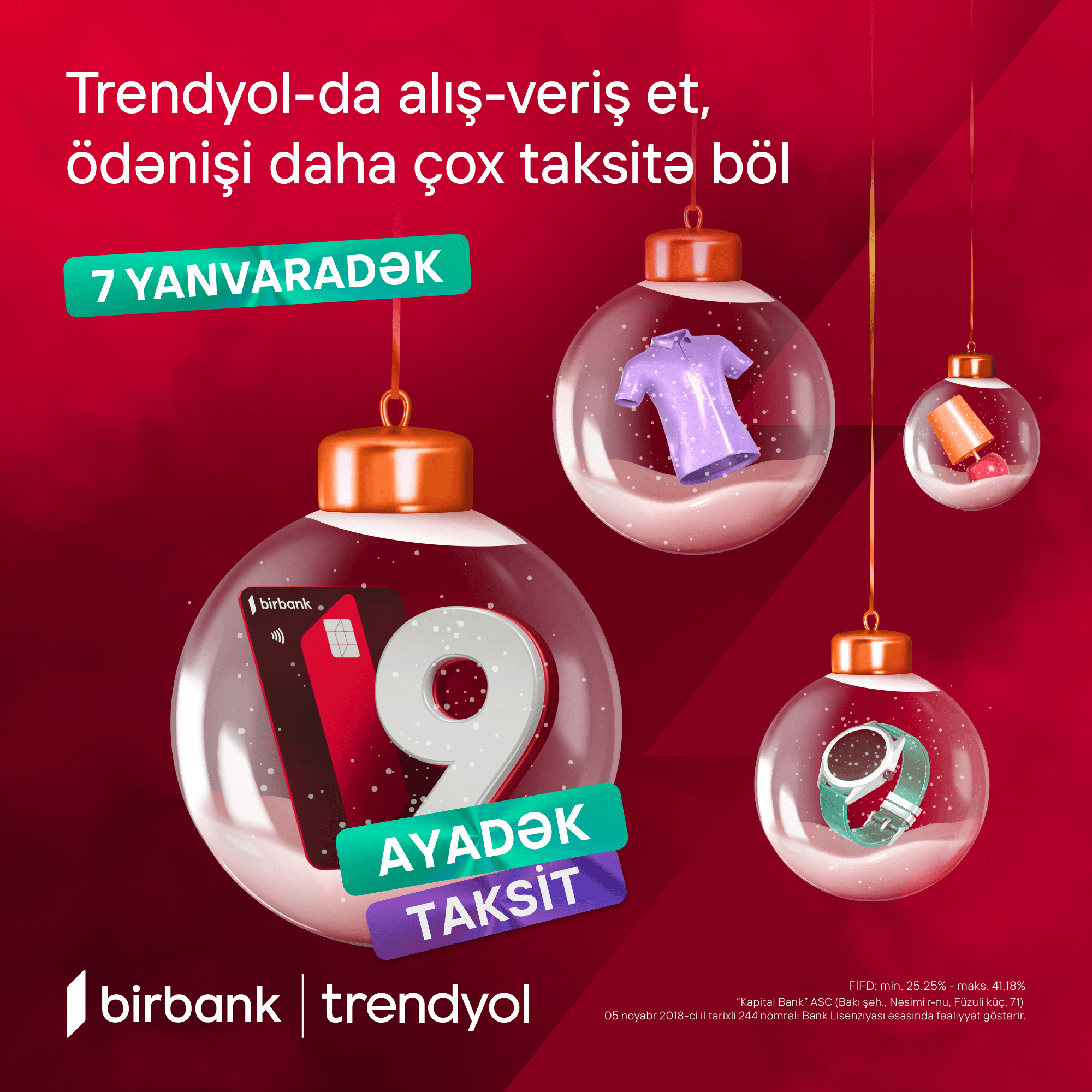 Trendyol-da milyonlarla müxtəlif məhsul indi 9 ayadək taksitlə