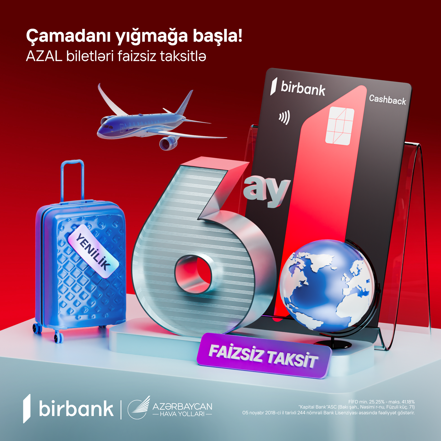 Birbank və AZAL-dan sərhədsiz səyahət imkanı