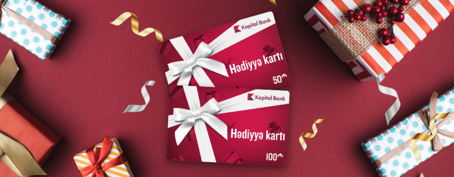 Kapital Bank has presented gift cards