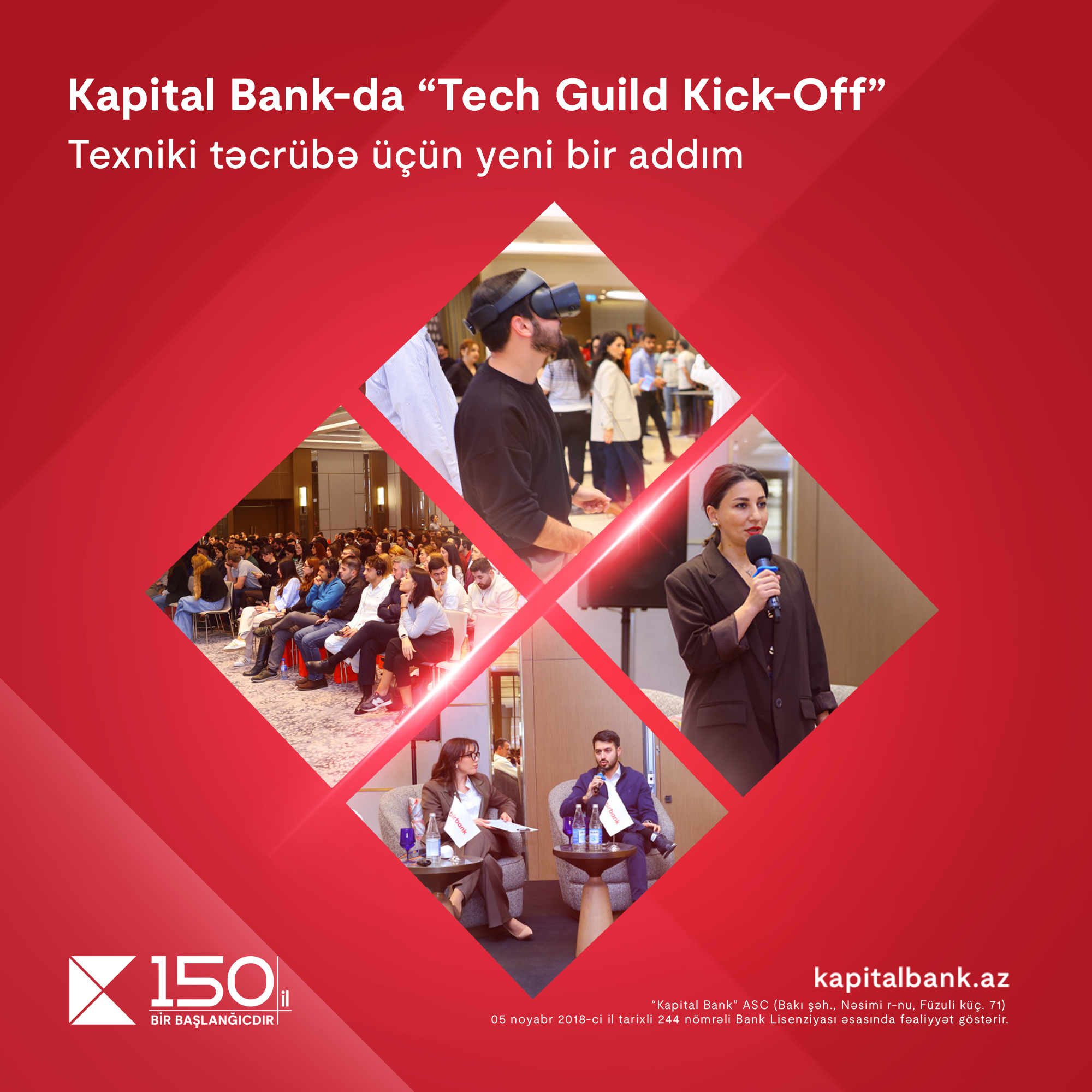 “Tech Guild Kick-Off” at Kapital Bank: Launch of a new platform for sharing technical expertise
