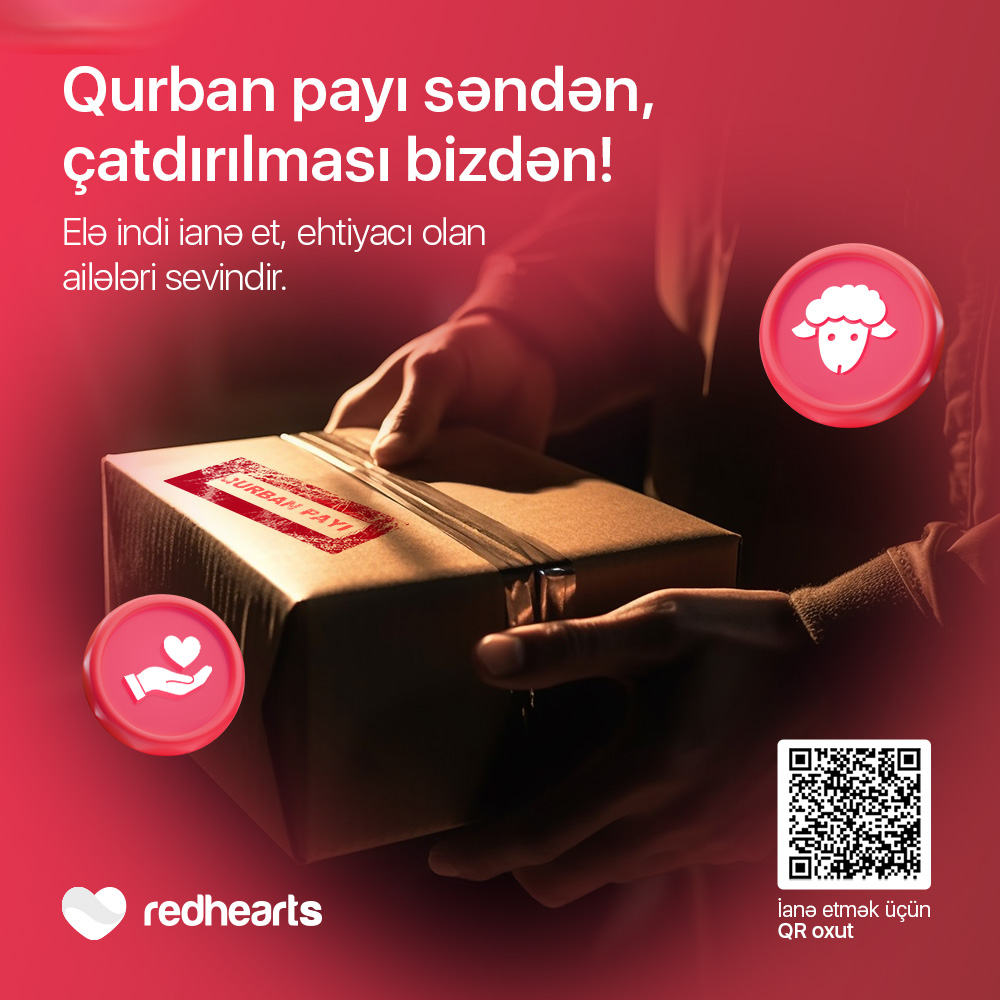 Фонд «Red Hearts» запускает благотворительную акцию «Qurban payı»