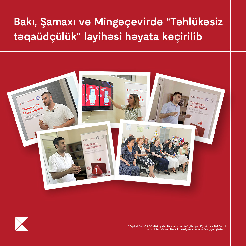 Kapital Bank создает условия для повышения финансовой грамотности пожилого поколения