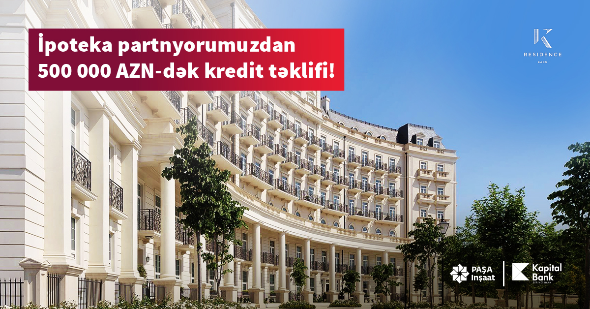 Kapital Bank offers favourable mortgage with an annual rate starting at 8%