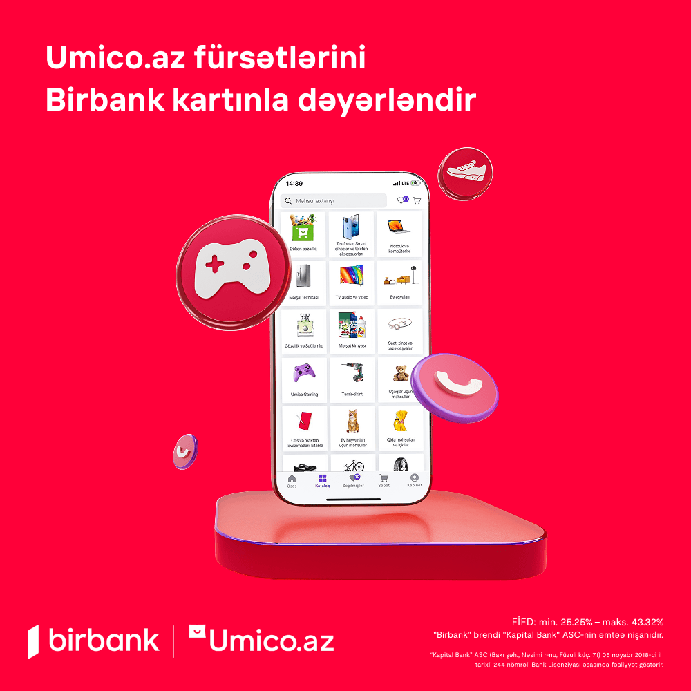 Birbanklıları Umico.az-da eksklüziv üstünlüklər gözləyir